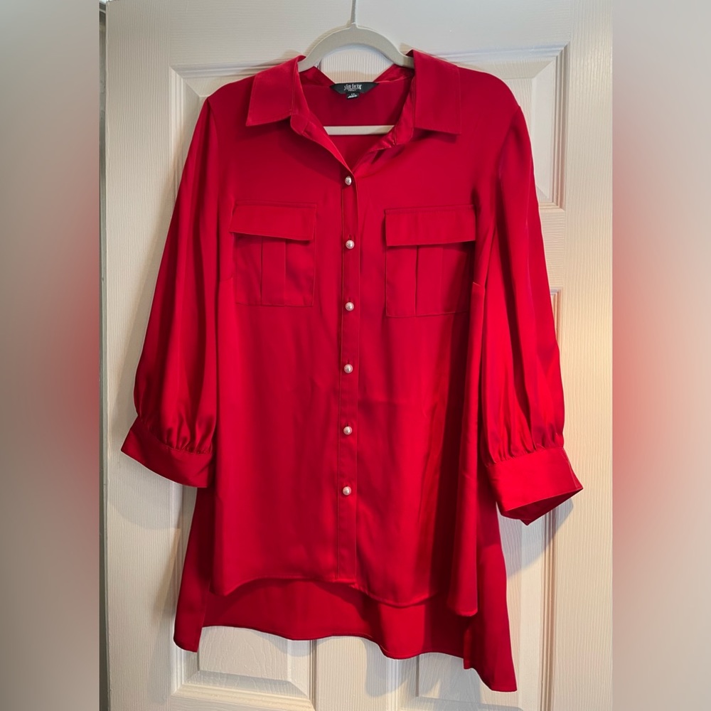 Investments Women’s Red Blouse